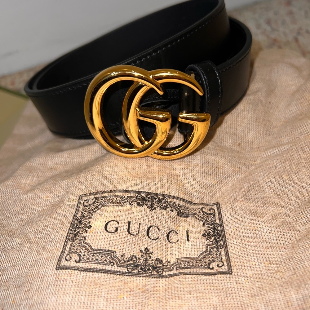 GUCCI Marmont leather belt